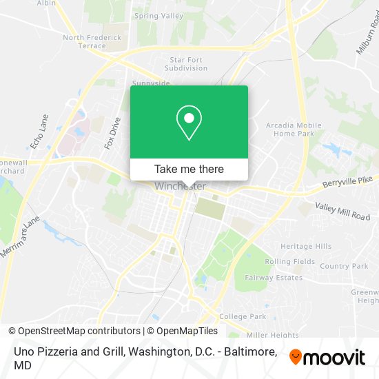Uno Pizzeria and Grill map