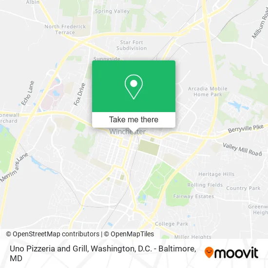 Uno Pizzeria and Grill map