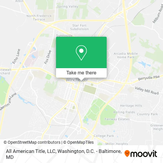 All American Title, LLC map