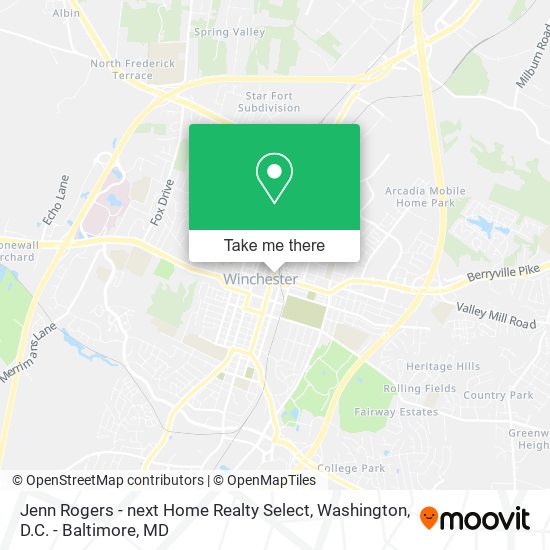 Jenn Rogers - next Home Realty Select map