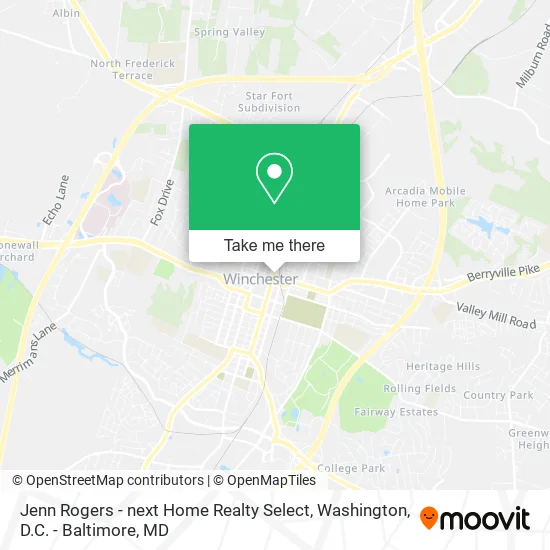 Jenn Rogers - next Home Realty Select map