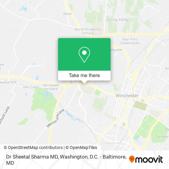 Dr Sheetal Sharma MD map