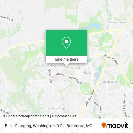 Mapa de Blink Charging