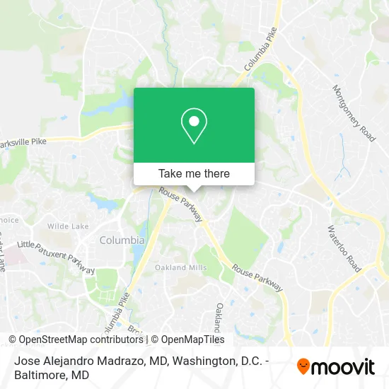 Jose Alejandro Madrazo, MD map