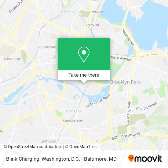 Blink Charging map