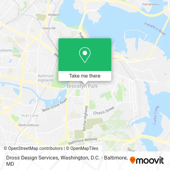 Dross Design Services map