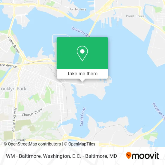 WM - Baltimore map