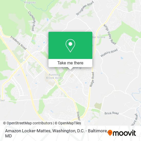 Amazon Locker-Mattes map