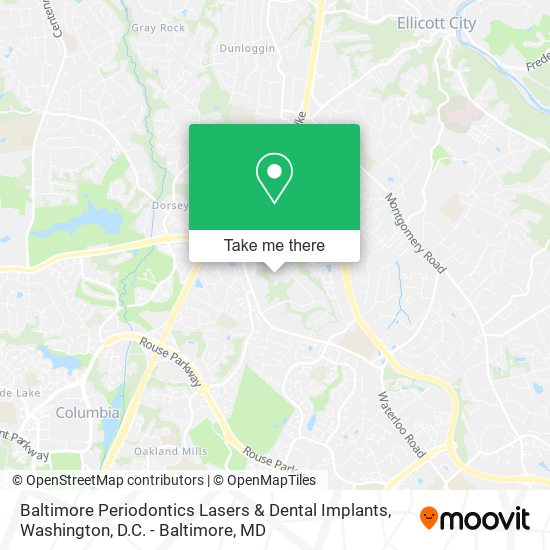 Baltimore Periodontics Lasers & Dental Implants map