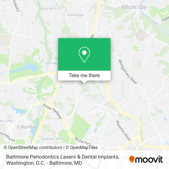 Baltimore Periodontics Lasers & Dental Implants map