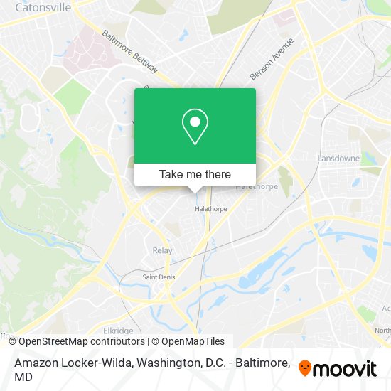 Amazon Locker-Wilda map