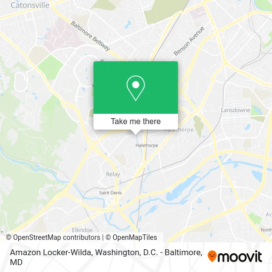 Amazon Locker-Wilda map