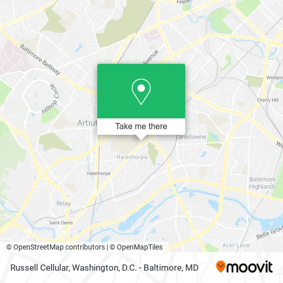 Russell Cellular map