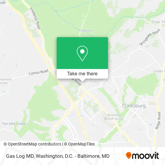 Mapa de Gas Log MD
