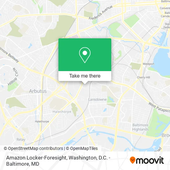 Amazon Locker-Foresight map