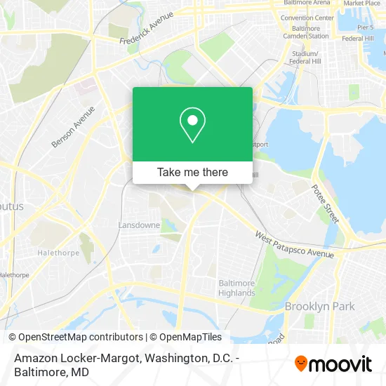 Amazon Locker-Margot map