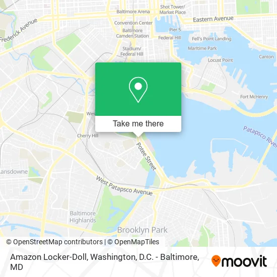 Amazon Locker-Doll map