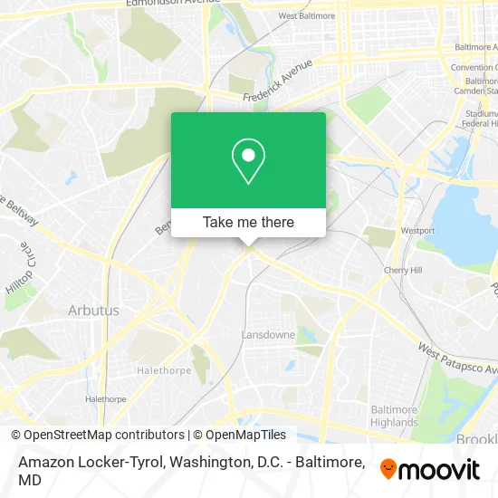 Amazon Locker-Tyrol map