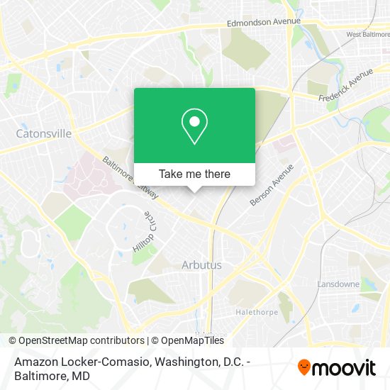 Mapa de Amazon Locker-Comasio