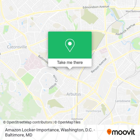 Mapa de Amazon Locker-Importance