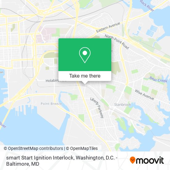 smart Start Ignition Interlock map