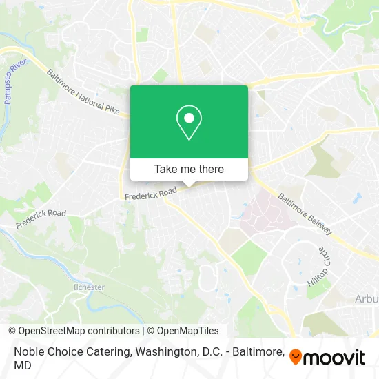 Noble Choice Catering map
