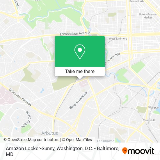 Amazon Locker-Sunny map