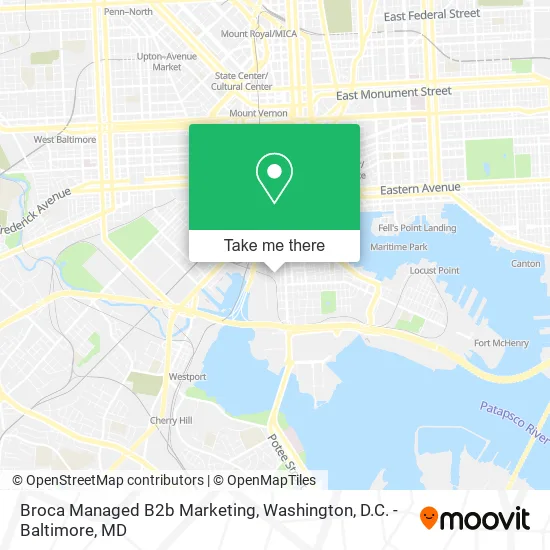 Broca Managed B2b Marketing map