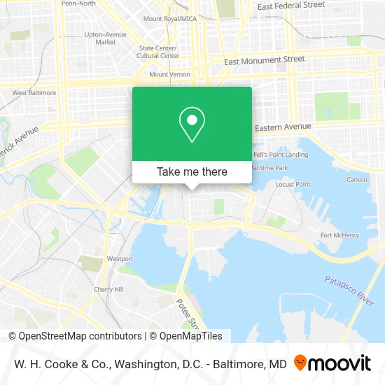 W. H. Cooke & Co. map