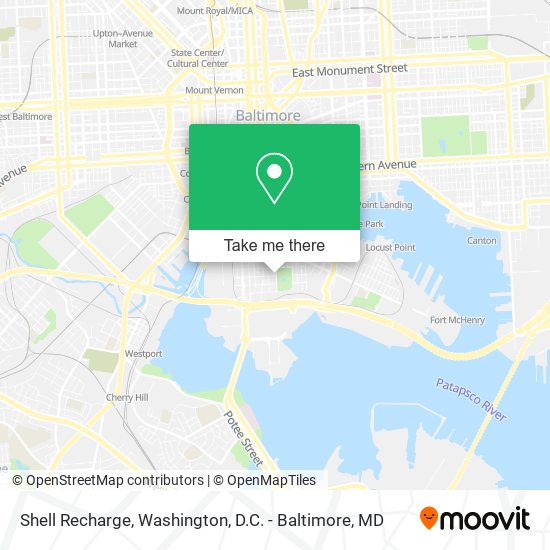 Shell Recharge map