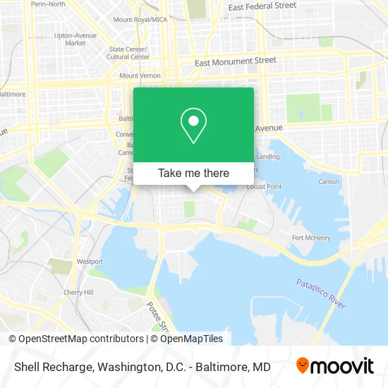 Shell Recharge map