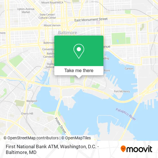 First National Bank ATM map