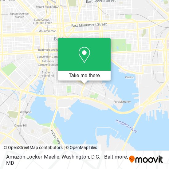 Amazon Locker-Maelie map