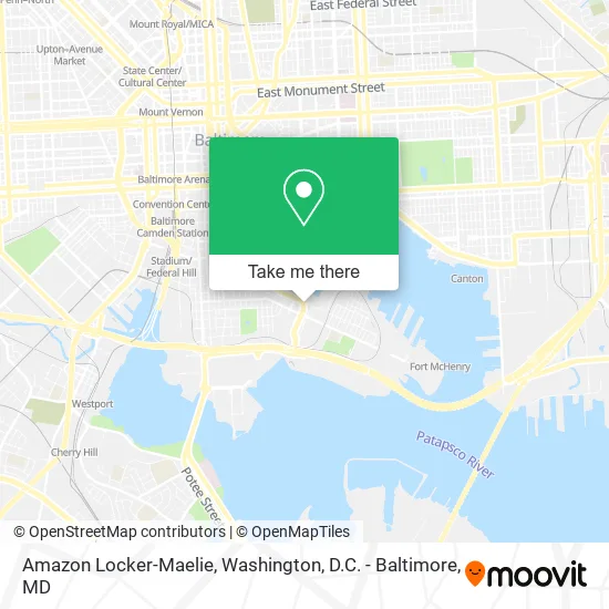 Amazon Locker-Maelie map