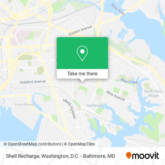 Shell Recharge map