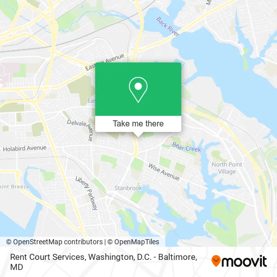 Rent Court Services map