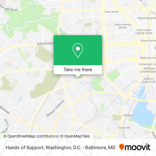 Mapa de Hands of Support