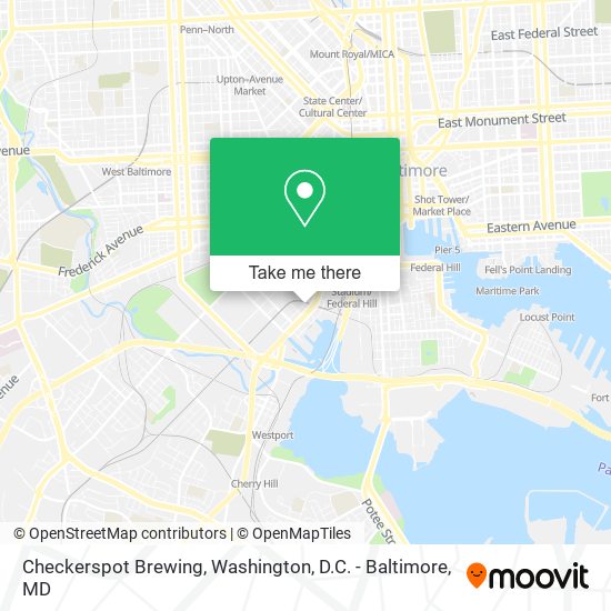 Checkerspot Brewing map