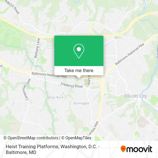 Heist Training Platforms map