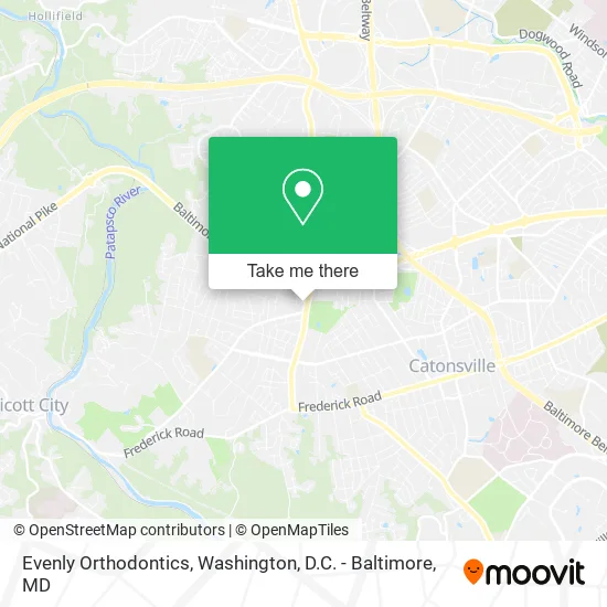 Evenly Orthodontics map