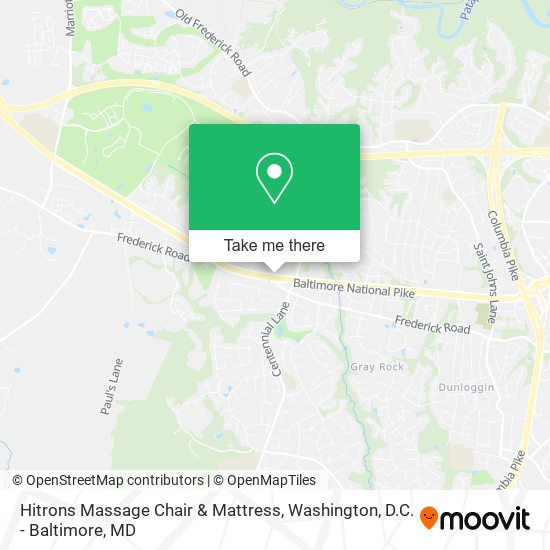 Hitrons Massage Chair & Mattress map