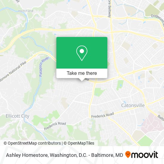 Mapa de Ashley Homestore