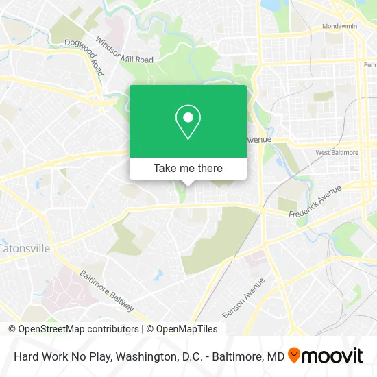 Hard Work No Play map