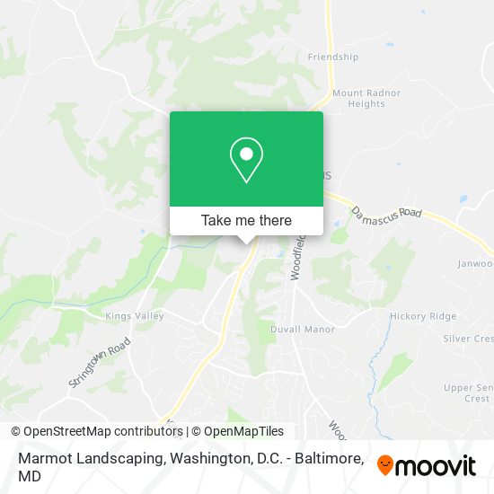 Mapa de Marmot Landscaping