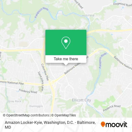 Amazon Locker-Kyie map