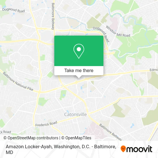 Amazon Locker-Ayah map