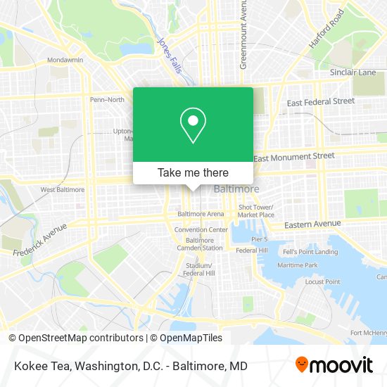 Mapa de Kokee Tea