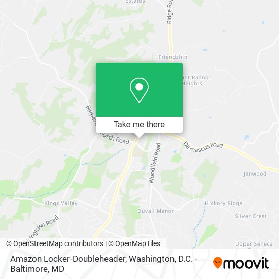 Mapa de Amazon Locker-Doubleheader