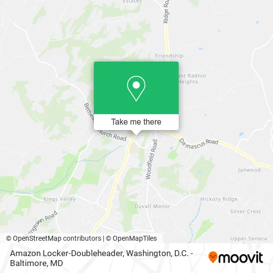 Mapa de Amazon Locker-Doubleheader