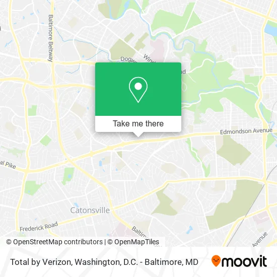 Total by Verizon map